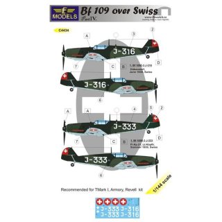 1/144 LF Models Messerschmitt Bf-109E-3 over Swiss part 4 (designed to be…