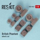 1/48 ResKit McDonnell-Douglas FG.1 Phantom wheels set...