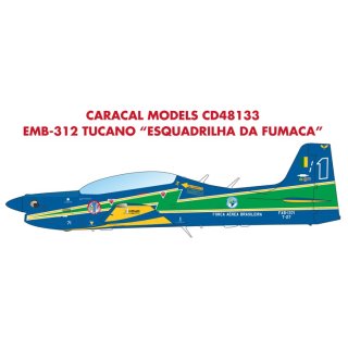 "1/48 Caracal Models EMB-312 Tucano ""Esquadrilha da Fumaca"" Once again, Caraca…"