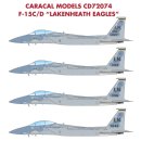 1/72 Caracal Models McDonnell F-15C/D Lakenheath Eagles...