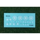 1/100 Foxbot Decals White Stars for Battlefront, Plastic...