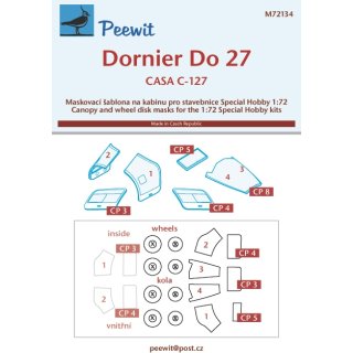 1:72 Peewit Dornier Do-27/CASA C-127 ( for  Special Hobby kits)