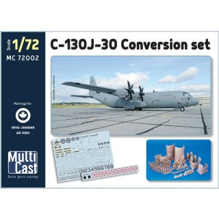 1/72 Multicast Lockheed C-130J-30 Conversion Set RCAF (designed to be us…