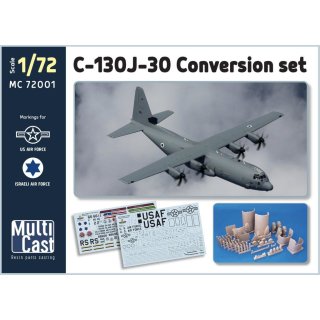 1/72 Multicast Lockheed C-130J-30 Hercules Conversion Set USAF and IAF (…