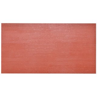 H0 Mauerplatte Klinker aus Kunststoff, 21,8 x 11,9cm