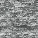 H0 Mauerplatte Naturstein grau aus Karton,25 x 12,5 cm,...