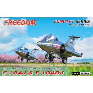 1/No Scale Freedom Models Lockheed F-104J & F-104DJ Starfighter (Compact Series ) I…