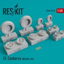 1/48 ResKit EE BAC/EE Canberra wheels set (designed to be...