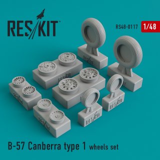 1/48 ResKit Martin B-57 Canberra type 1 wheels set (designed to be us…