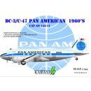 1/144 Karaya Douglas DC-3 Pan Am (very limited Roden kit...