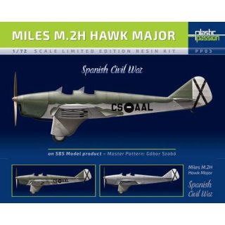 1/72 SBS Model Miles M.2H Hawk Major Spanish Civil War