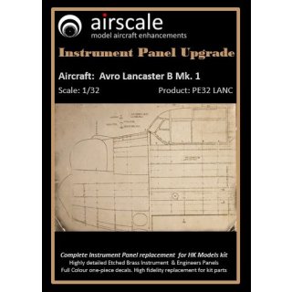 1/32 Airscale Avro Lancaster B Mk.I. Upgraded high fidelity etched bras…