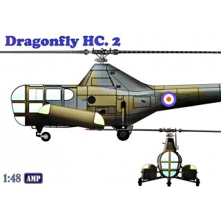 1/48 AMP Westland WS-51 Dragonfly HC.2, rescue The set includes: 6…