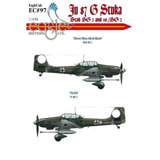 1/72 Eagle Cal Junkers Ju-87G-2 Stuka Part 1 “< - -“ Ju-87G-2 W. Nr. 494…