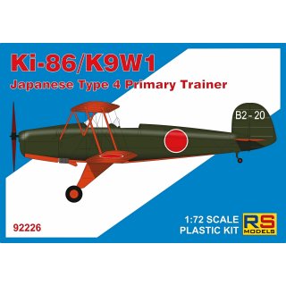 1/72 RS Models Kokusai Ki-86/Watanabe K9W1 Japanese Type 4 Primary train…