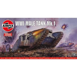 "1:76 Airfix  WWI ""Male"" Tank Mk.I,Vintage Classics "
