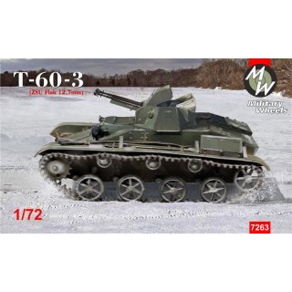 1/72 Model Wheels Soviet T-60-3 ( ZSU Flak 12,7mm)
