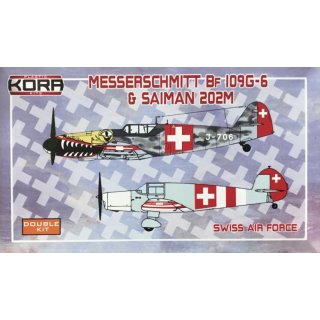1/72 Kora Messerschmitt Bf-109G-6 and Saiman 202M Swiss Air Force -…
