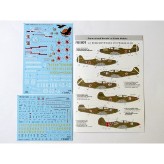 1/48 Foxbot Decals Red Snake: Soviet Bell P-39N/P-39Q Airacobras and Stencil…