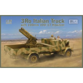1/35 IBG 3Ro Italaian Truck with 100mm Howitzer