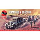 1:76 Airfix  88mm Flak Gun & Tractor, Vintage Classic