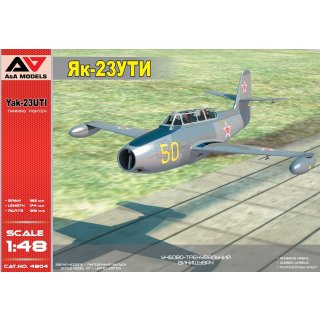 1/48 A & A Models Yakovlev Yak-23UTI Military trainer Kit includes: • 129 p…