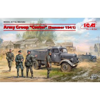 "1:35 Army Group""Center""(Summer 1941)(Kfz1,Typ L3000S,German Infantry(4 figures)Ger.Drivers"