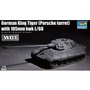 1:72 German King Tiger(Porsche turret)w.105mm kWh L/68