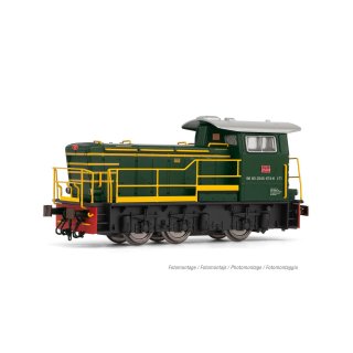 FS, Diesellokomotive Reihe D.245, in grüner Lackierung mit modernen Griffstangen, Ep. VI