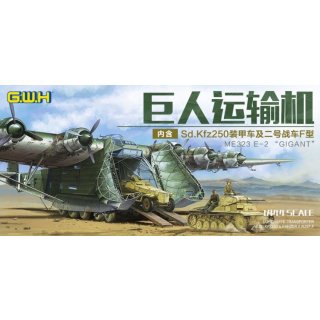 1/144 Great Wall Hobby Me-323 E-2 Gigant with Sd.Kfz.250 and Panzer II