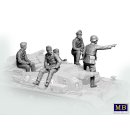1:35 German StuG III Crew, WWII era.Their position is behind that forest