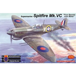 1/72 KP model Spitfire Mk.VC Four Barrels over Malta