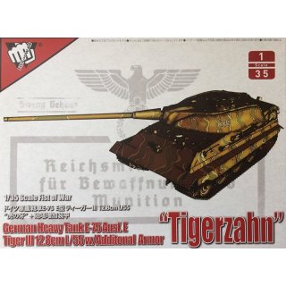 1/35 Modelcollect E-75 Ausf.E TigerIII 12,8cm L/55 "TIGERZAHN"