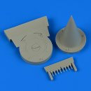 1:32 Quickboost Mikoyan MiG-21 FOD covers (for  Trumpeter...