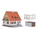 H0 Einfamilienhaus mit Terrasse, Garage undPergola