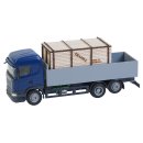 Lorry Scania R 13 HL Platform with wooden crate (HERPA)