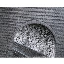 Decorative sheet Pros tunnel tube, Rock structure