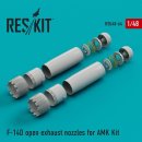 1/48 ResKit F-14D open exhaust nozzles for AMK kits