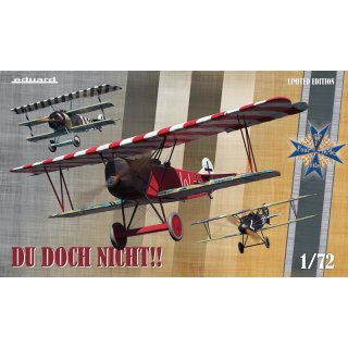 1:72 Eduard Kits Du doch nicht!! Limited edition kit of aircraft of German WWI …