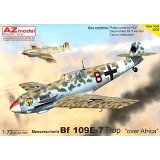1/72 AZ Model Bf-109E-7 Trop "Over Africa"