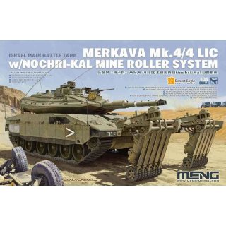 1:35 Israel Main Battle Tank Merkava Mk.4/4LIC w/Nochri-Kal Mine Roller System