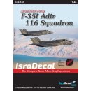 1/48 IsraDecal Studio F-35I Adir   116sq