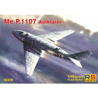 1/72 RS Models Messerschmitt Me P.1107 Rec Plane