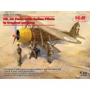 1:32 CR. 42 Falco with Italian Pilots in tropical uniform