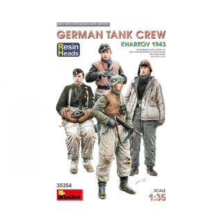 1:35 Fig. Dt. Panzer Crew (4) Ka.43 Res.