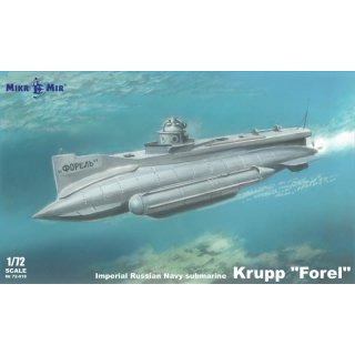 1/72 Krupp Forel Imperial Russian Navy submarine.