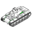 1:35 KV-1 1942 Simplified Turret Tank w/Tank Crew