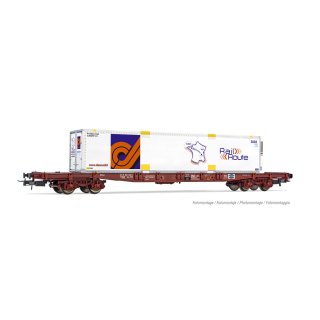 "TOUAX, 4-achs. Containerwagen Sgss mit Wechselaufbau „Rail Route"", Ep. V"
