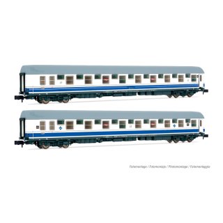 "RENFE, 2-tlg. Set T2 Schlafwagen, „Largo Recorrido""-Lackierung, Ep. IV-V"