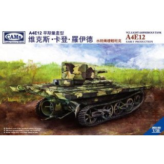 1/35 VCL Light Amphibious Tank A4E12 Early Production(Cantonese Troops,Nation.